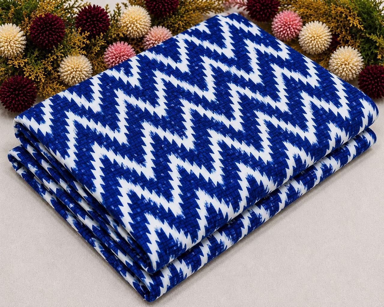 2Pc - Unstitched Printed Cotton
