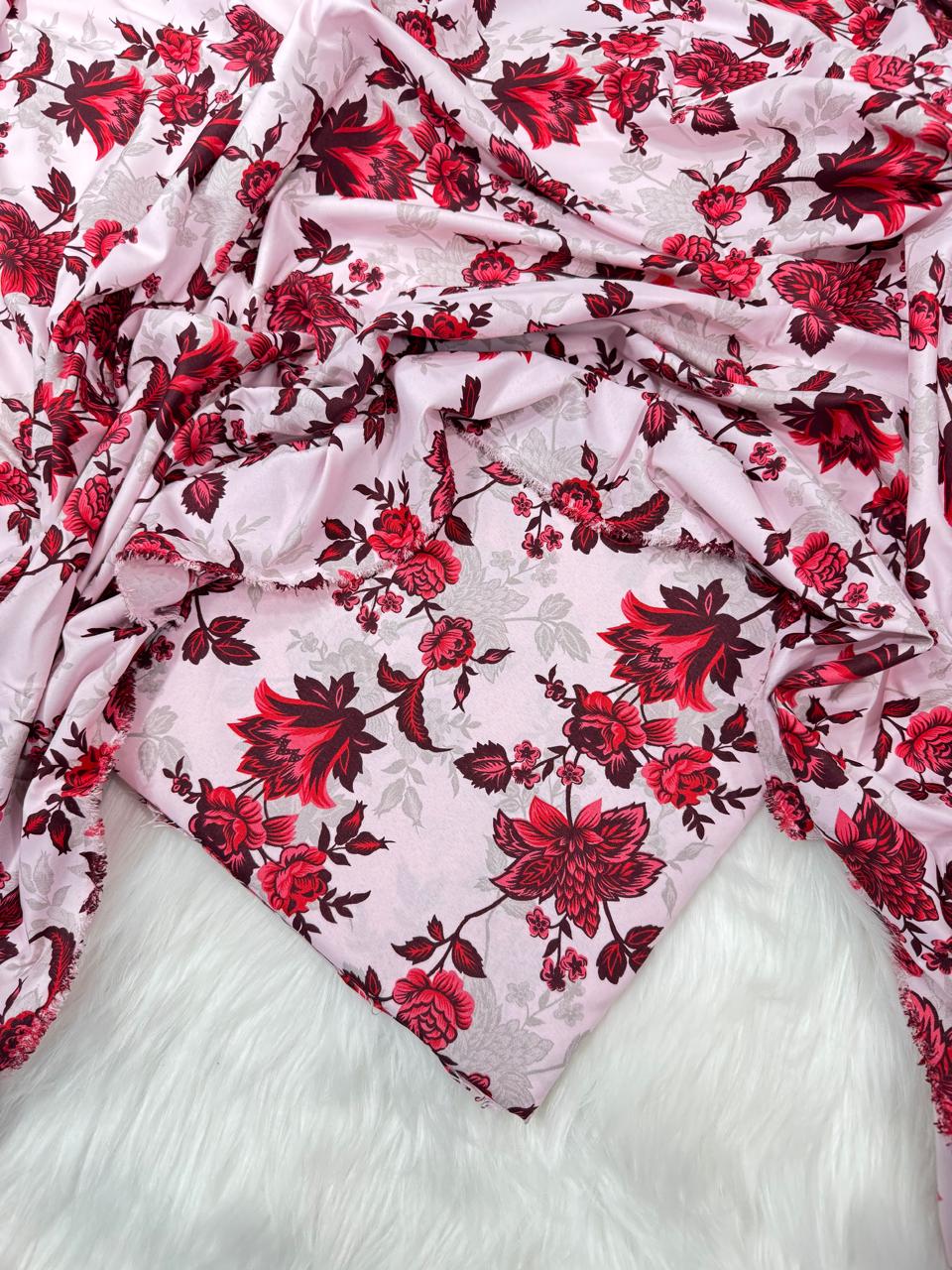 2Pc - Unstitched Printed Cambric Cotton