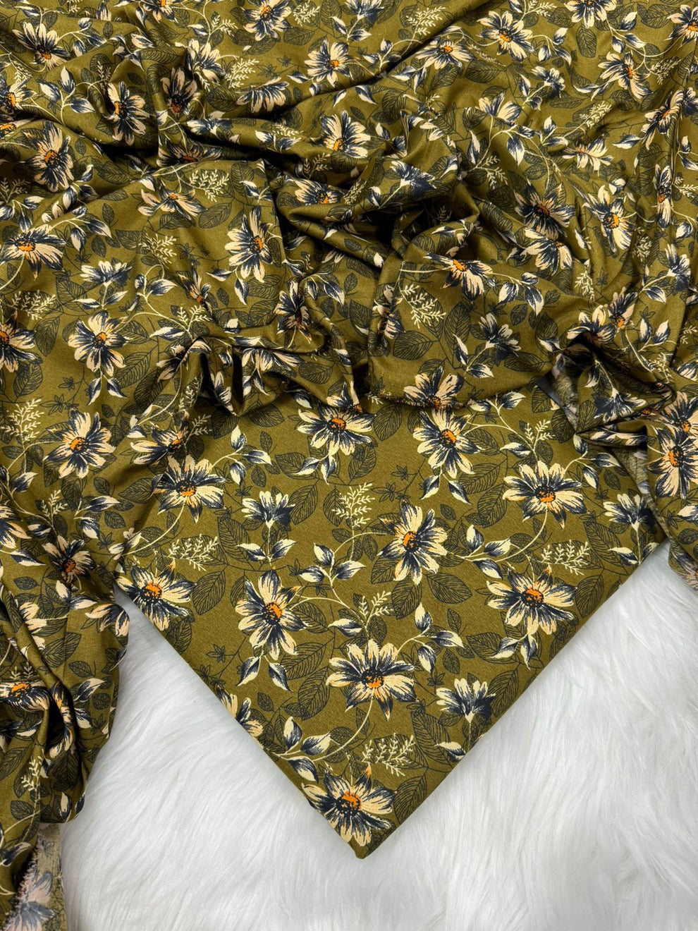 2Pc - Unstitched Printed Cambric Cotton