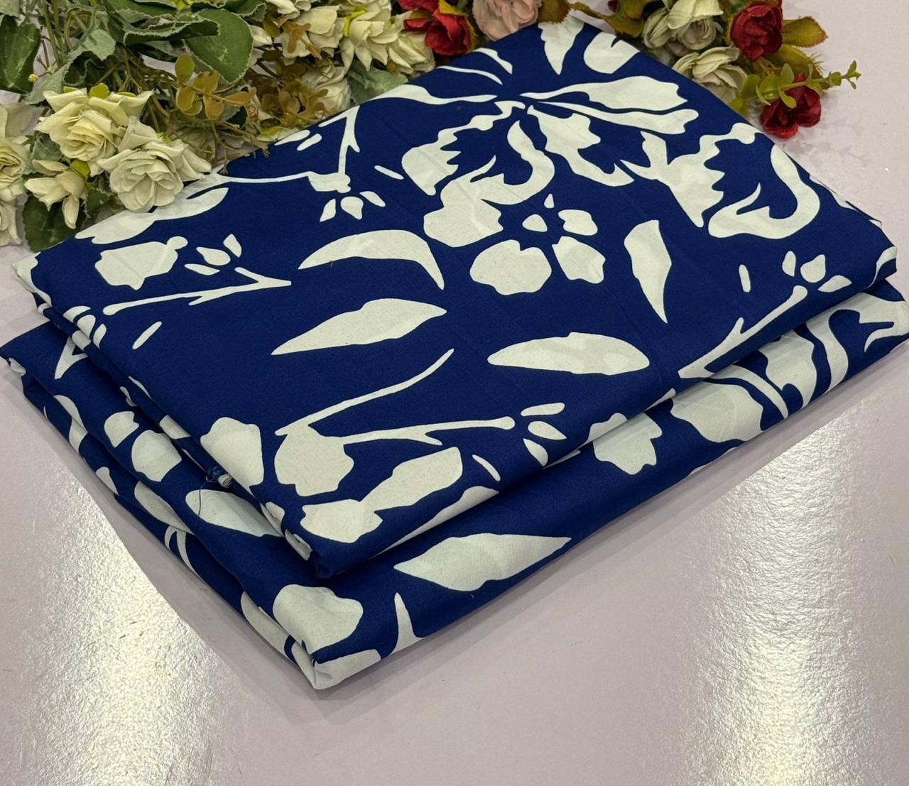 2Pc - Unstitched Printed Cotton