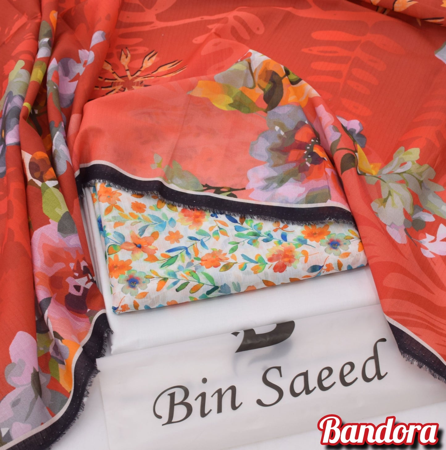 3Pc - Unstitched Printed Lawn