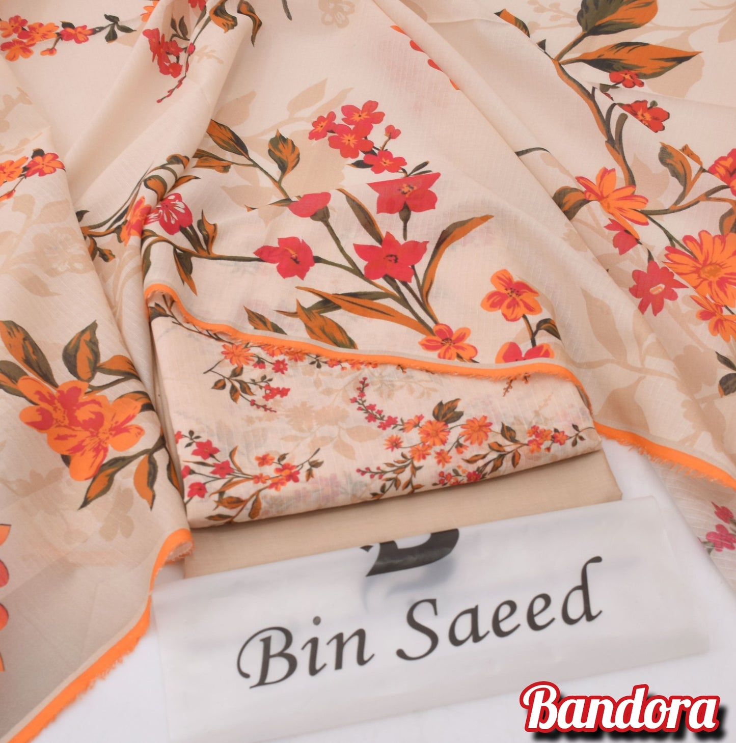 3Pc - Unstitched Printed Lawn