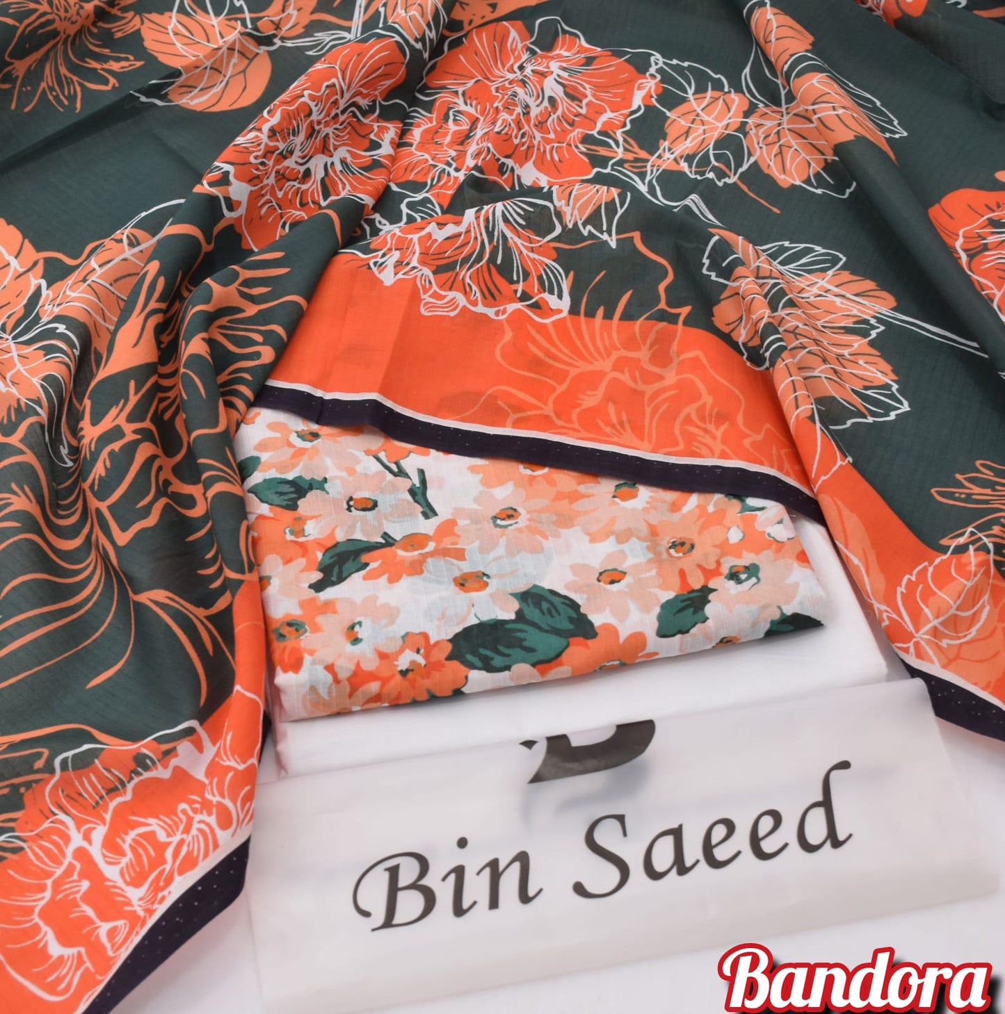 3Pc - Unstitched Printed Lawn
