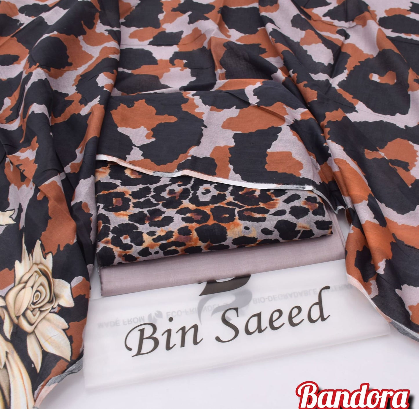 3Pc - Unstitched Printed Lawn