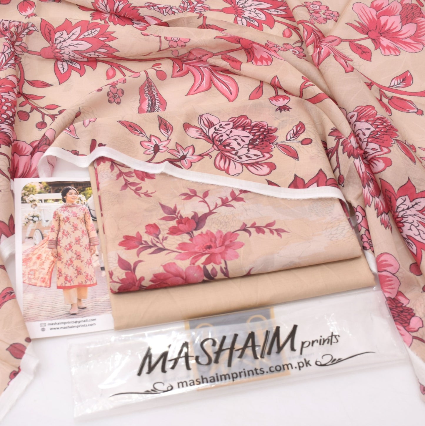 3Pc - Unstitched Printed Lawn