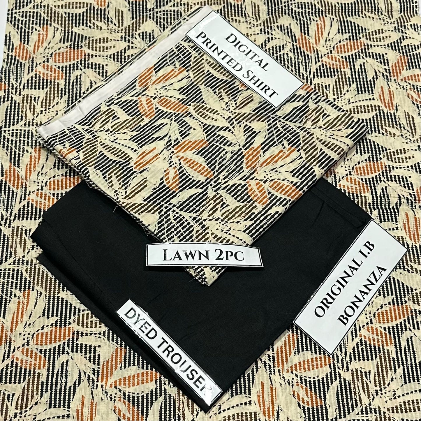 2Pc - Unstitched Printed Lawn