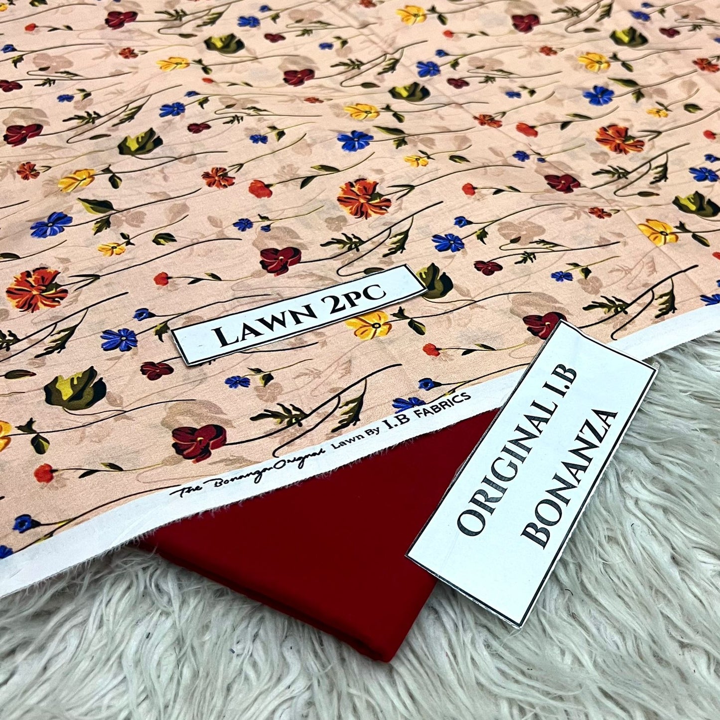 2Pc - Unstitched Printed Lawn