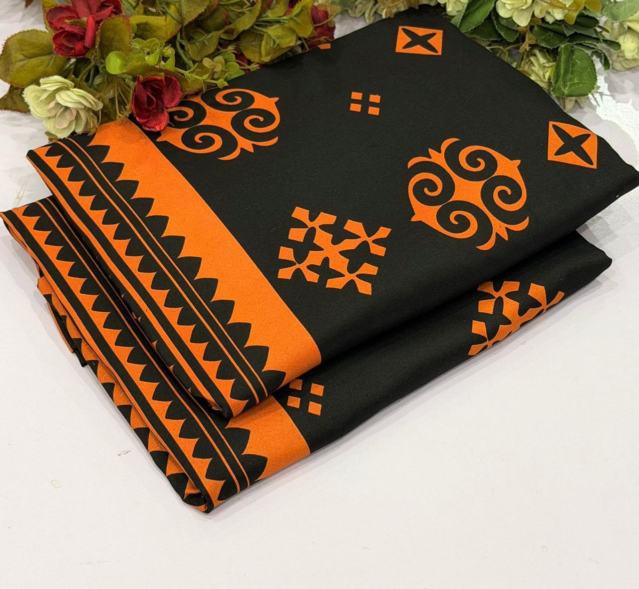 2Pc - Unstitched Printed Cotton