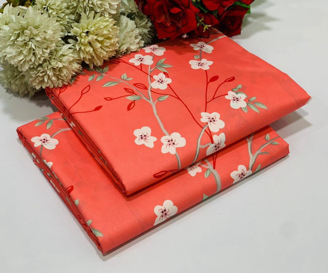 2Pc - Unstitched Printed Cotton