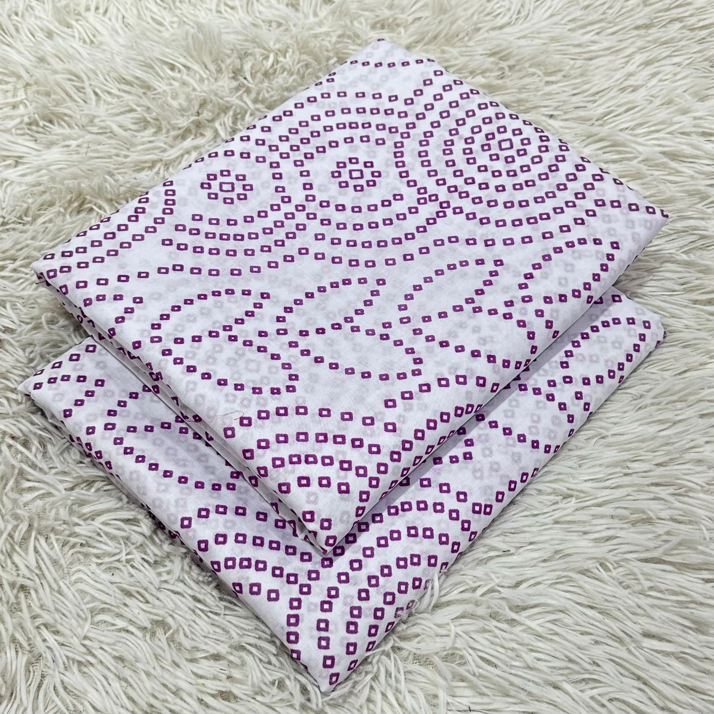 2Pc - Unstitched Printed Lawn