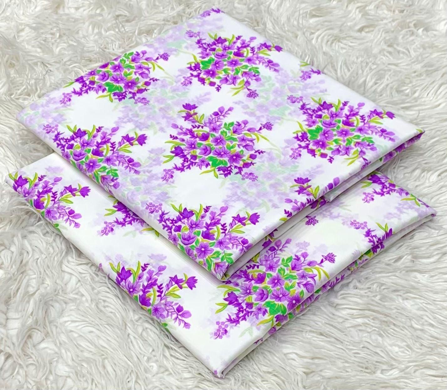 2Pc - Unstitched Printed Lawn