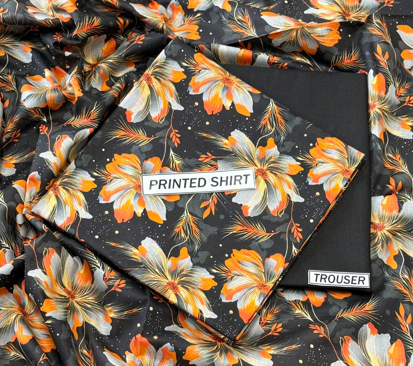 2Pc - Unstitched Printed Lawn