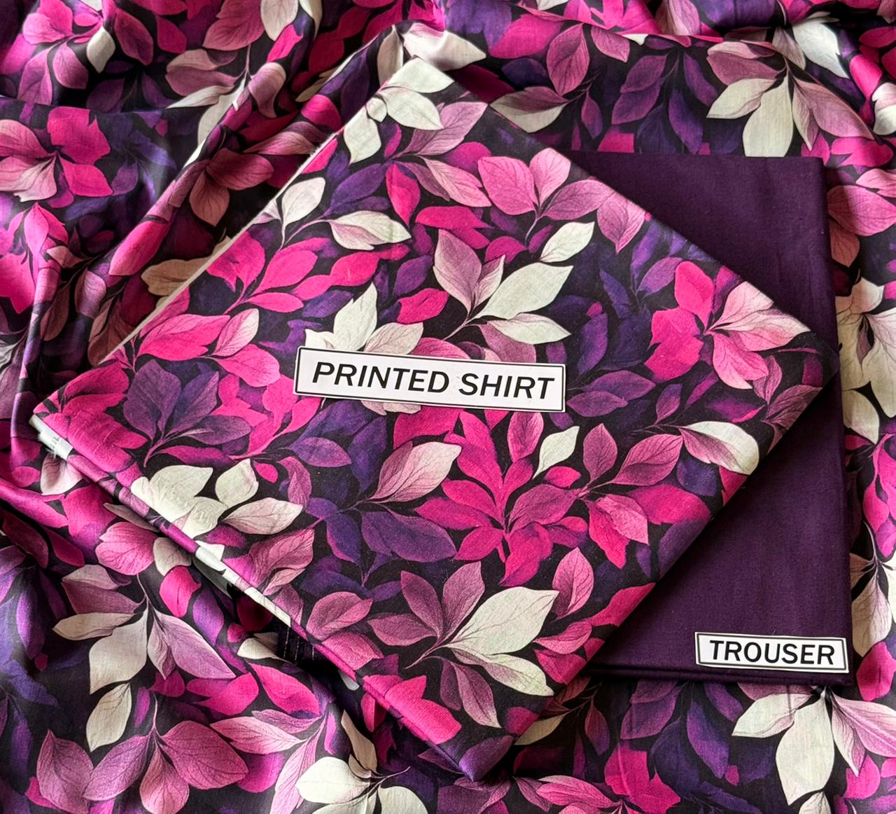 2Pc - Unstitched Printed Lawn