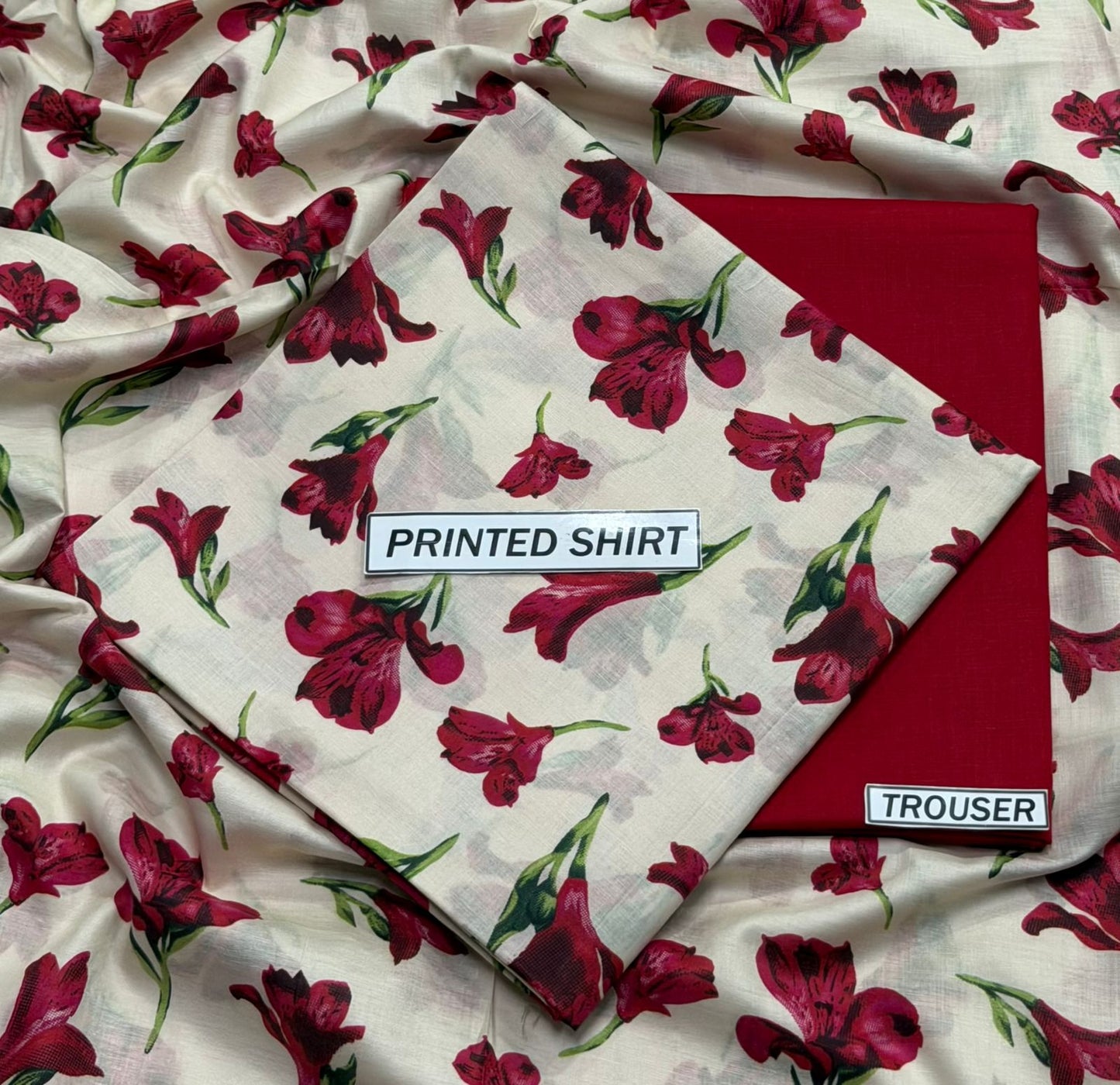 2Pc - Unstitched Printed Lawn