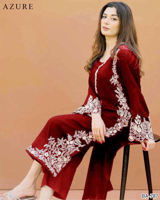 2Pc - Unstitched EMB Lawn