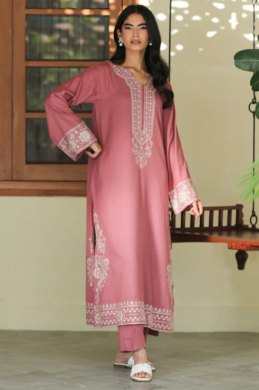 2Pc -  Unstitched EMB Lawn