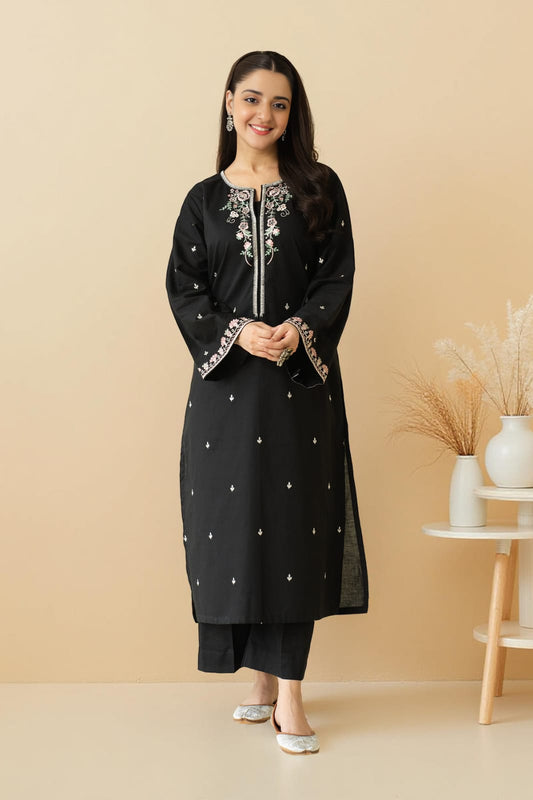 2Pc -  Unstitched EMB Lawn