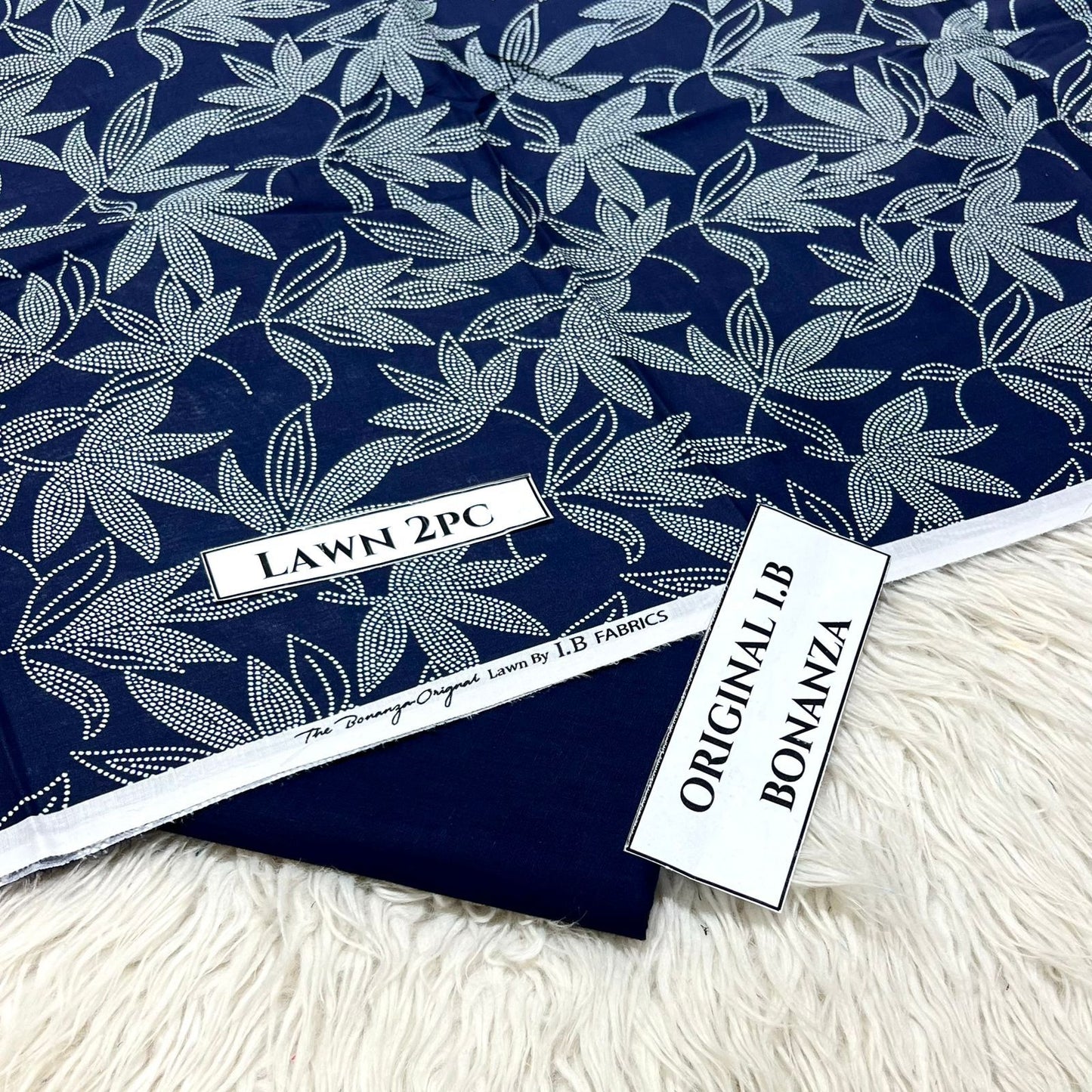 2Pc -  Unstitched Printed Lawn