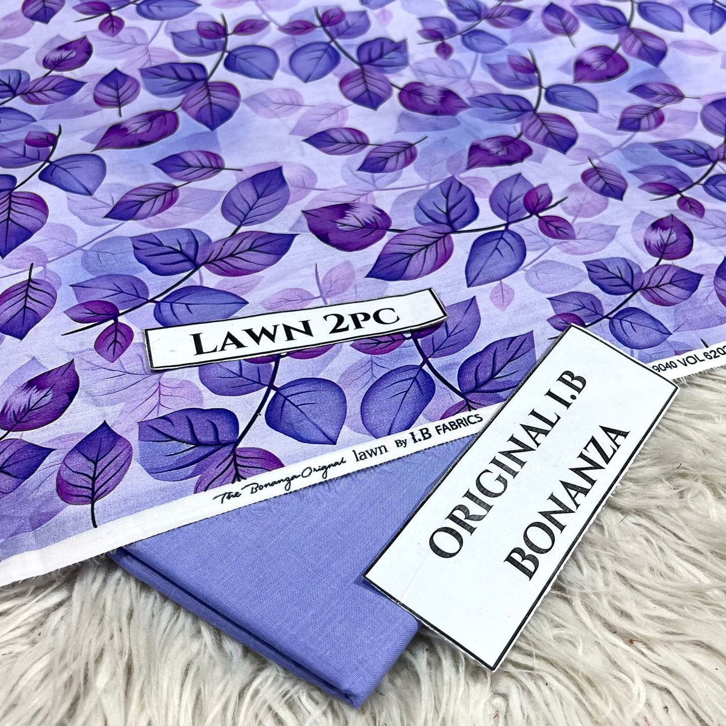 2Pc -  Unstitched Printed Lawn