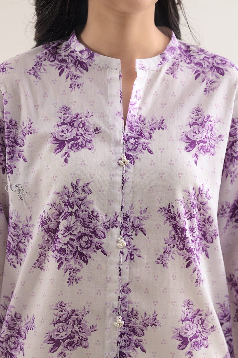 3Pc -  Unstitched EMB Lawn