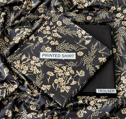 2Pc -  Unstitched Printed Lawn
