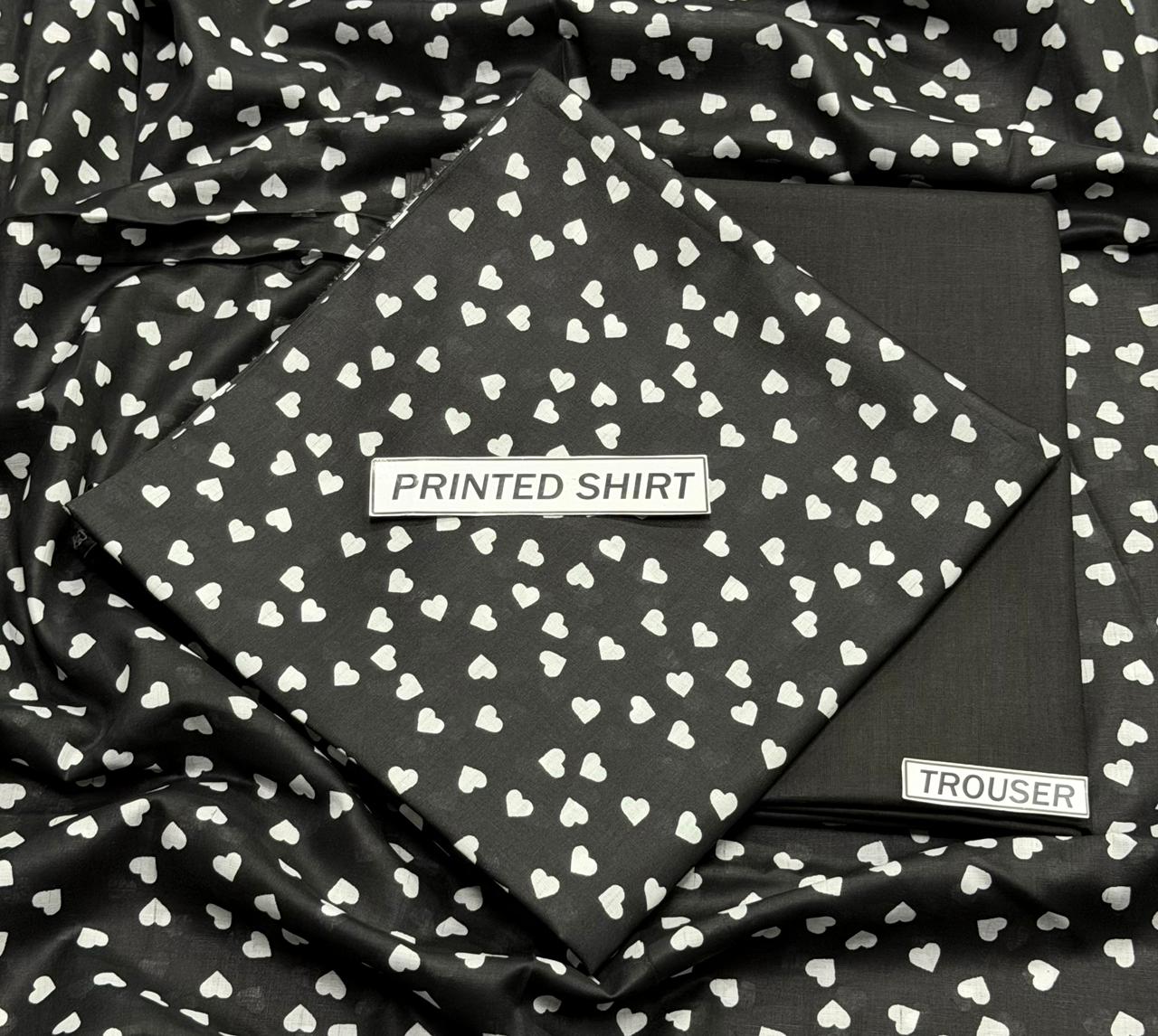 2Pc -  Unstitched Printed Lawn