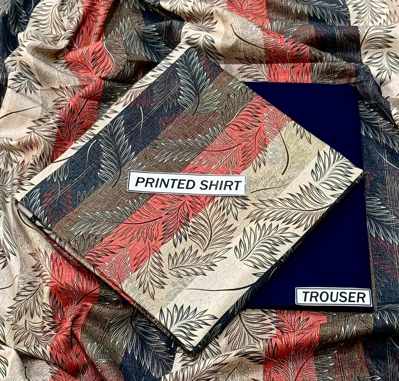 2Pc -  Unstitched Printed Lawn