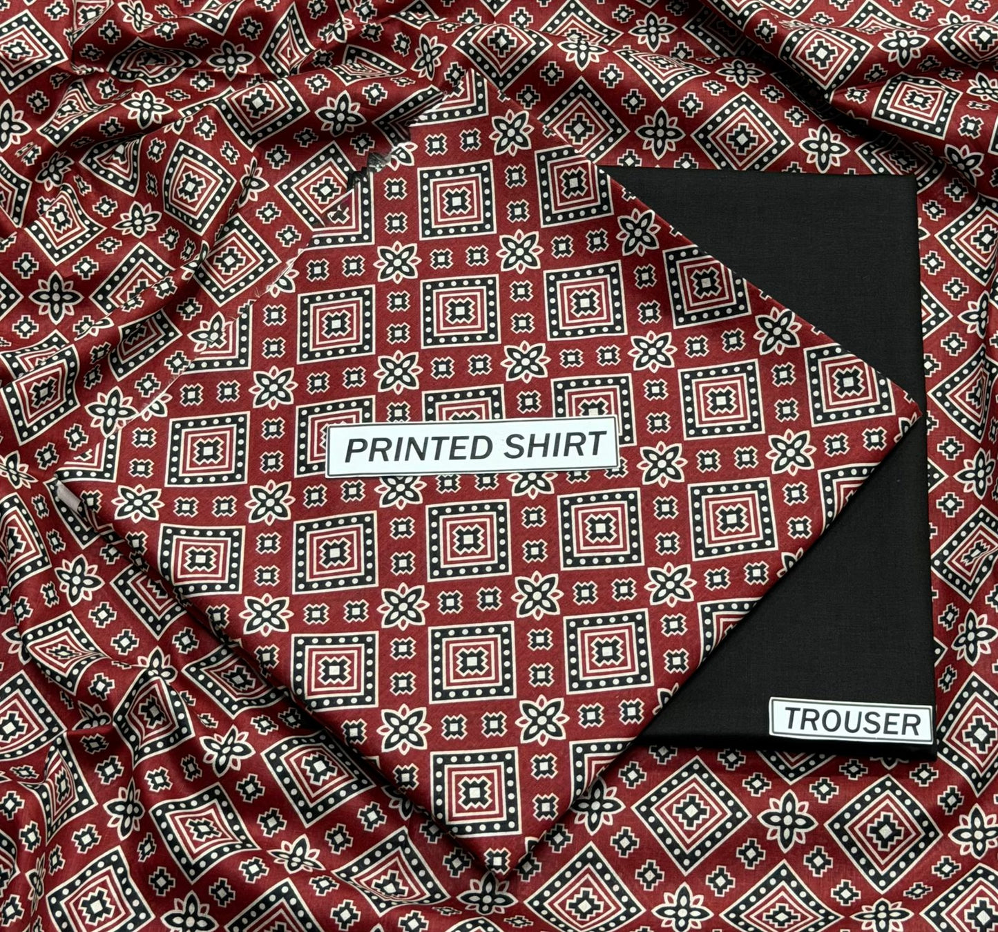 2Pc -  Unstitched Printed Lawn