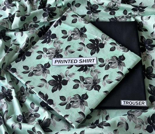2Pc -  Unstitched Printed Lawn