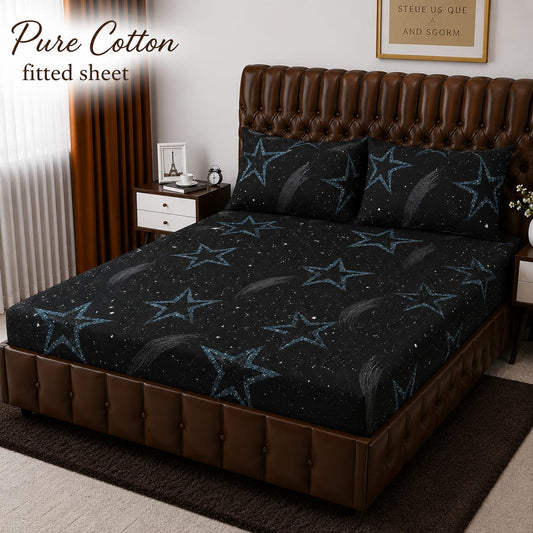 Premium cotton Fitted Bedsheet
