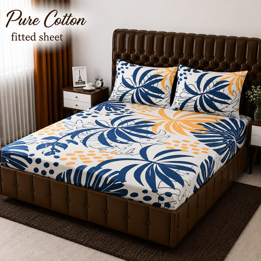 Premium cotton Fitted Bedsheet