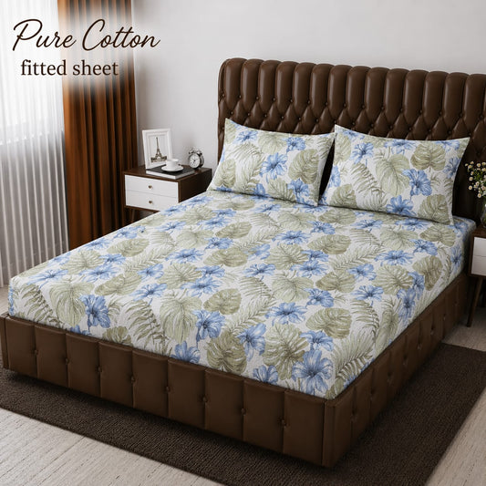 Premium cotton Fitted Bedsheet