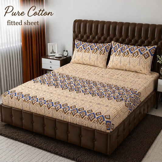 Premium cotton Fitted Bedsheet
