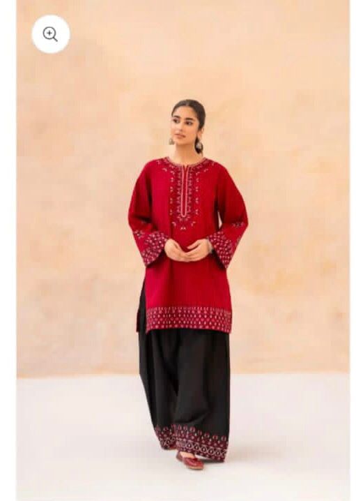 2Pc -  Unstitched EMB Lawn