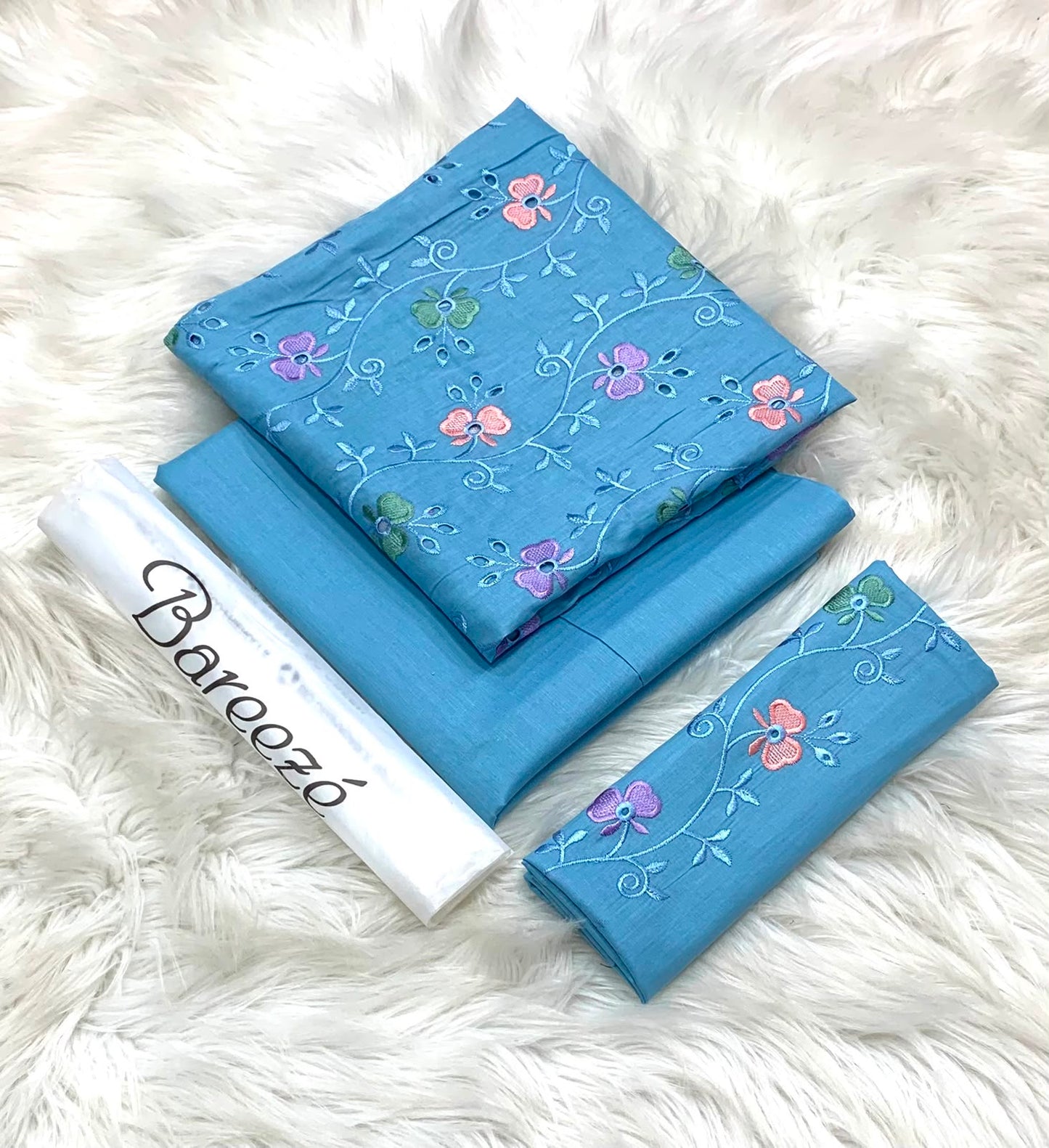 2Pc -  Unstitched EMB Lawn