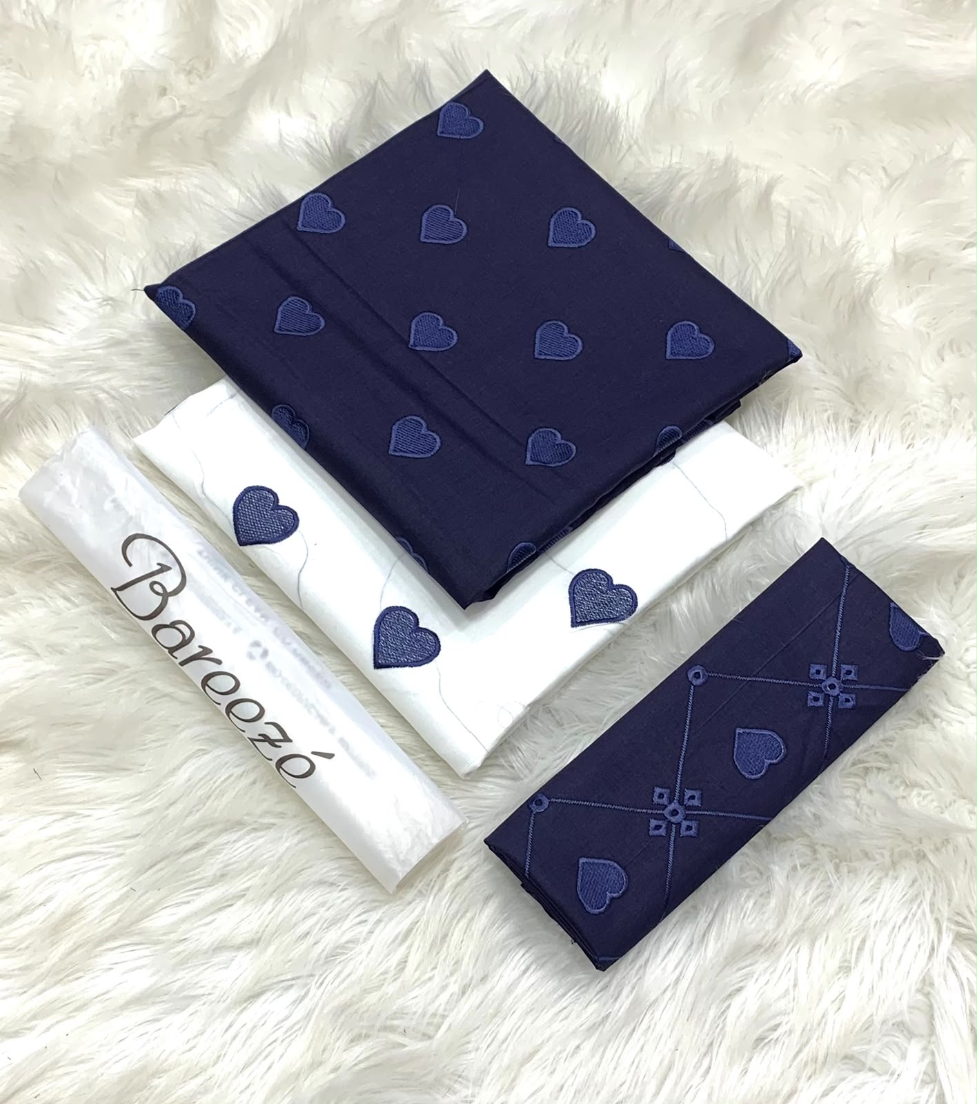 2Pc -  Unstitched EMB Lawn