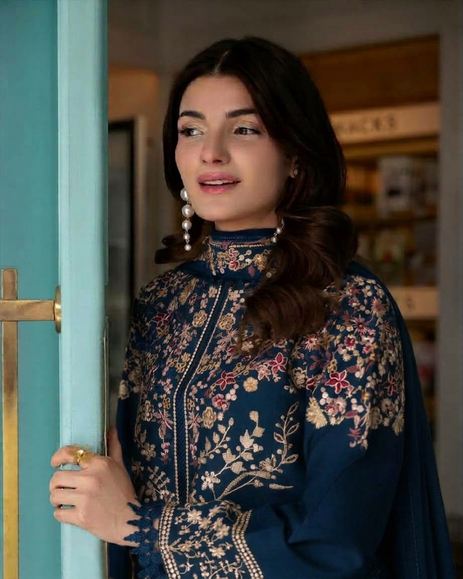 3Pc -  Unstitched EMB Dhanak