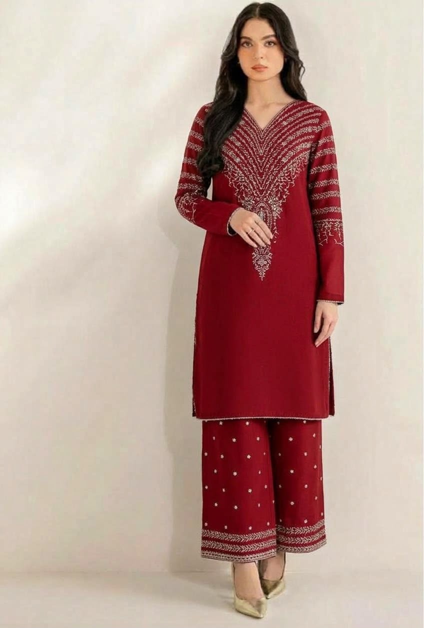 2Pc -  Unstitched EMB Dhanak